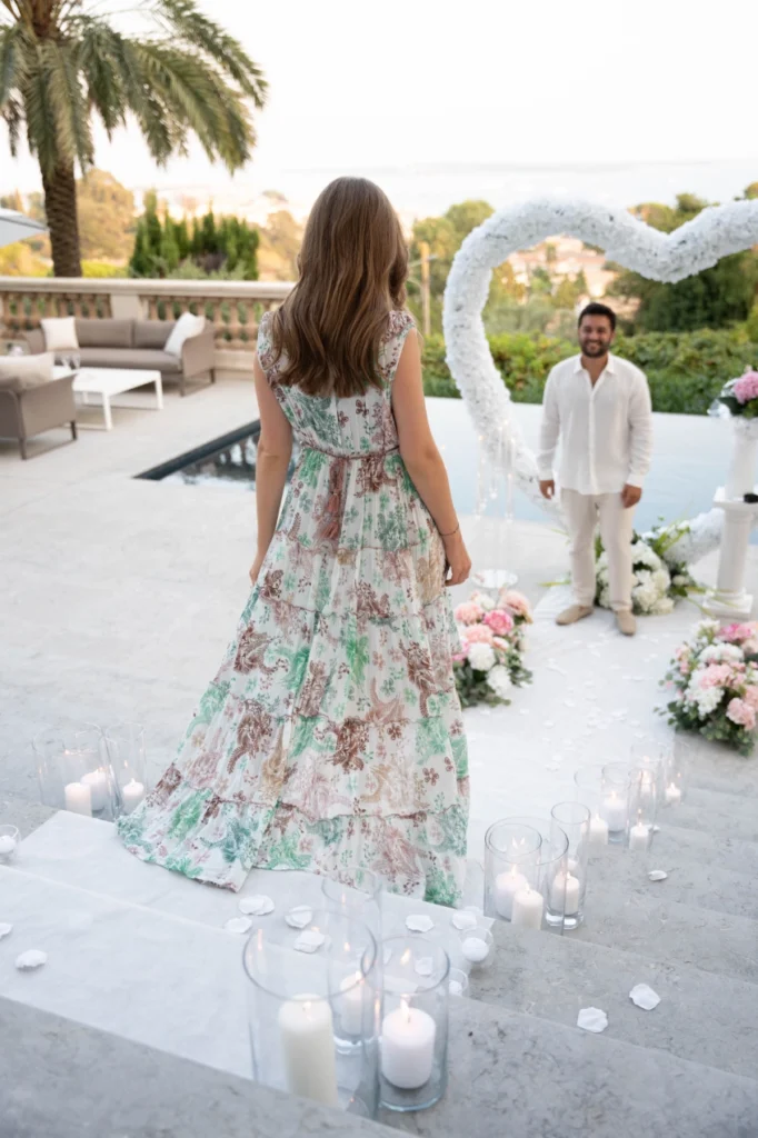 Romantic marriage proposal -Cannes-